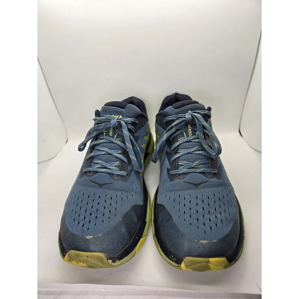 Hoka One One Torrent 3 Trail Shoes Men's 12.5D Blue Road Running Hiking Sneakers - Picture 2 of 9